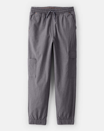 Boys Active Woven Joggers - Grey, 
