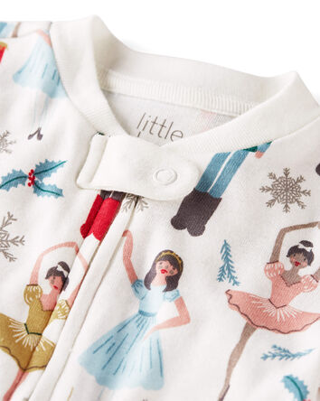 Baby Organic Cotton Holiday Nutcracker Sleep & Play Pajamas
, 