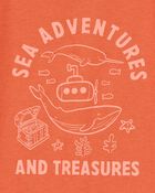 Toddler Boy Sea Adventures Short-Sleeve Graphic Tee - Orange, image 2 of 3 slides