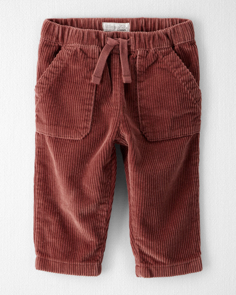 Baby Organic Cotton Corduroy Drawstring Pants, image 1 of 5 slides