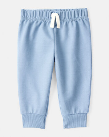 Baby Boy 2-Piece Bear Cotton Long-Sleeve Bodysuit & Pant Set - Blue, 