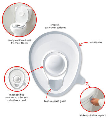 Easy-Store Toilet Trainer - White
, 