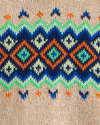 Baby Boy Sweater - Tan, image 2 of 3 slides