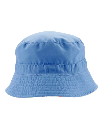 Toddler Tropical Reversible Swim Bucket Hat - Blue, 
