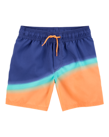 Boys Colorblock Swim Trunks, 