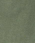 Toddler Pull-On Cotton Shorts - Olive, image 5 of 6 slides