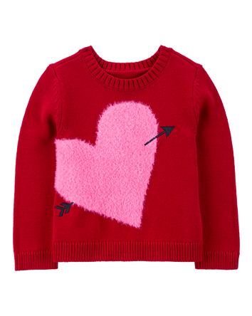 Baby Valentine's Day Heart Sweater - Red
, 