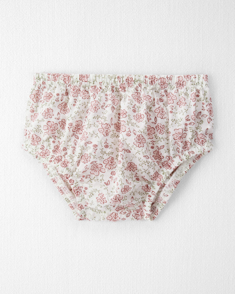 Baby Girl Organic Cotton Dress in Prairie Blossom Print, image 3 of 6 slides