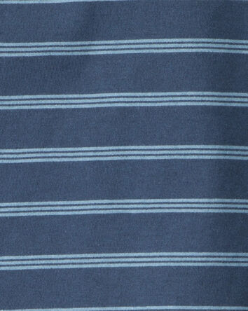 Toddler Boy Striped Long-Sleeve Tee - Navy, 