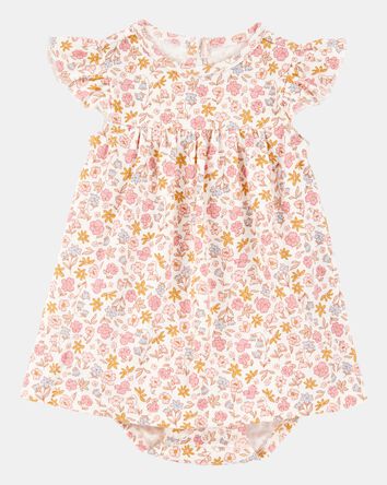 Baby 2-Piece Bodysuit Dress & Cardigan Set, 