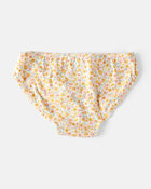 Girls 7-Pack Heart Floral Bikini Underwear - Blue/Purple, image 2 of 3 slides