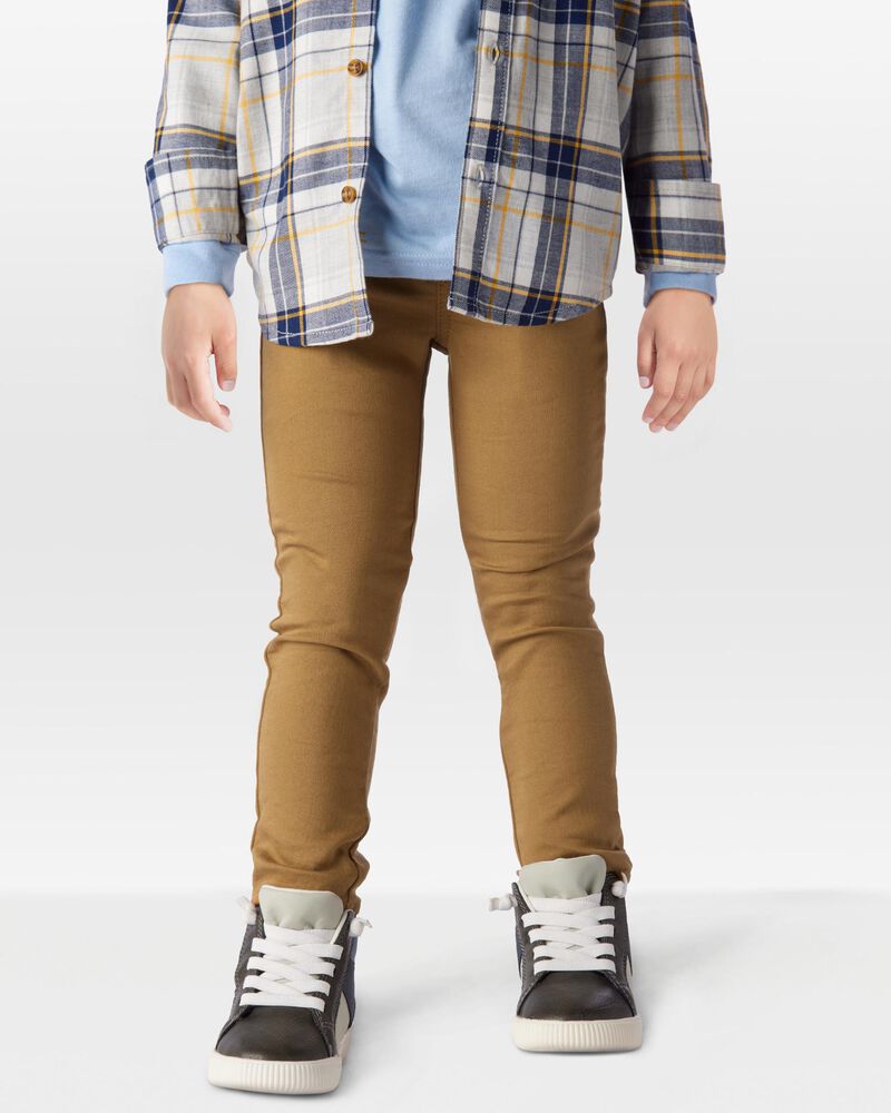 Toddler Pull-On Khaki Pants, image 1 of 6 slides