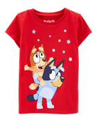 Toddler Girl 4th Of July Bluey Tee, image 1 of 3 slides