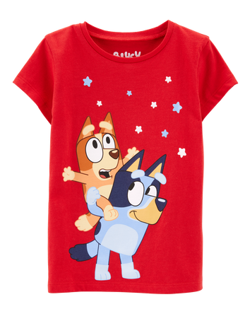 Toddler Girl 4th Of July Bluey Tee, 