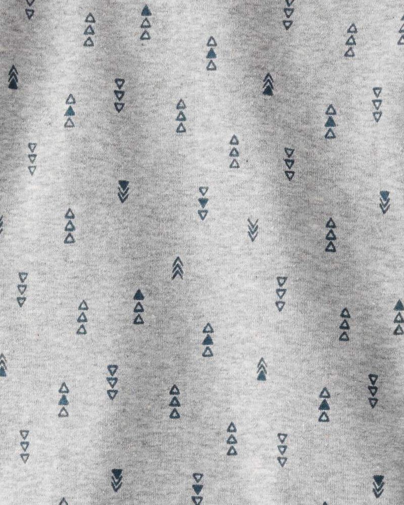 Baby 3-Pack Organic Cotton Rib Bodysuits in Wildlife Print, image 3 of 6 slides