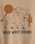 Toddler Boy Western Long-Sleeve Tee & Pant Set - Brown, image 2 of 4 slides