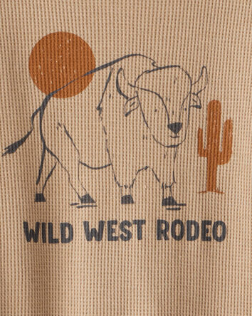 Toddler Boy Western Long-Sleeve Tee & Pant Set - Brown, 