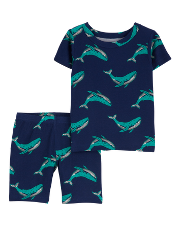 Toddler Boy 2-Piece Whale PurelySoft Pajamas, 