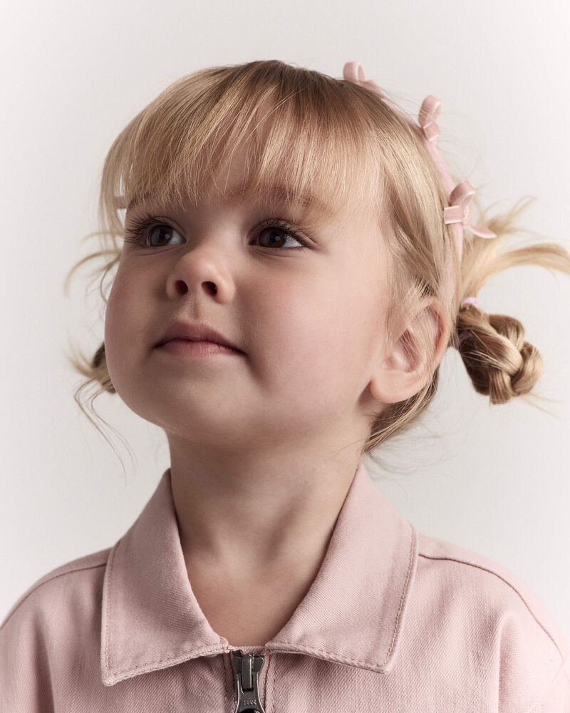 Toddler Girl Day Out&trade; Cropped Jumpsuit - Light Pink, image 5 of 7 slides