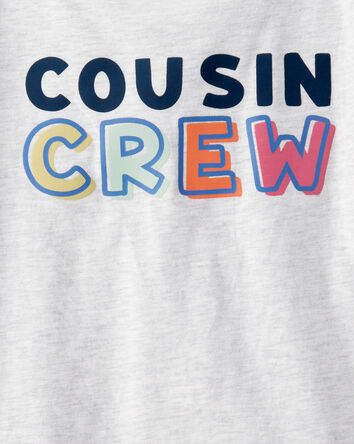 Boys Cousin Crew Long-Sleeve Graphic Tee - Grey, 