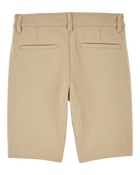 Kid 3-Pack Ponte Knit Uniform Shorts, image 3 of 4 slides