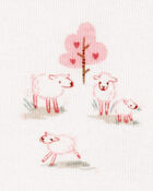 Baby 6-Pack Farm Animals Long-Sleeve Bodysuits, image 7 of 9 slides