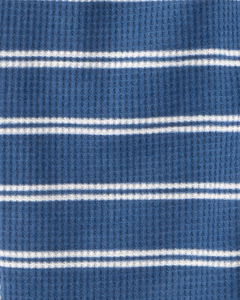 Toddler Boy 2-Piece Fishing Raccoon Loose Fit Pajamas - Blue, image 2 of 4 slides