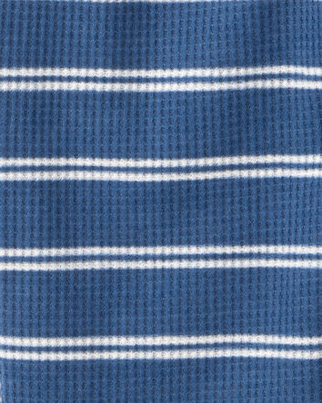 Toddler Boy 2-Piece Fishing Raccoon Loose Fit Pajamas - Blue, 