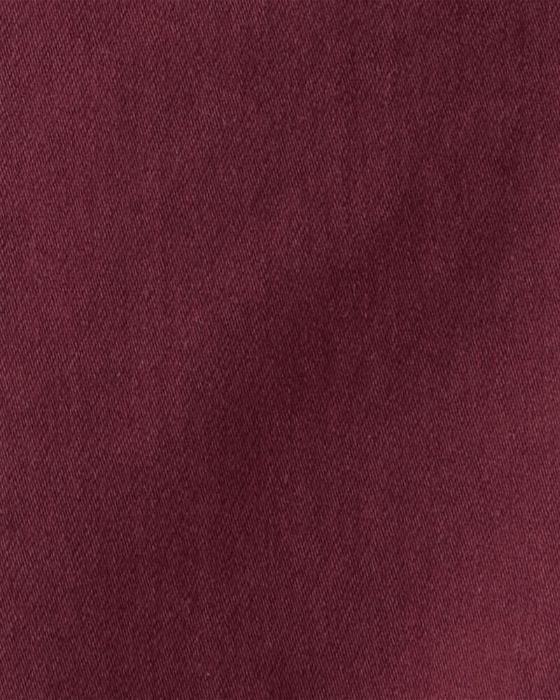 Toddler Boy  Pull-On Slim Fit Pants - Red, image 5 of 6 slides