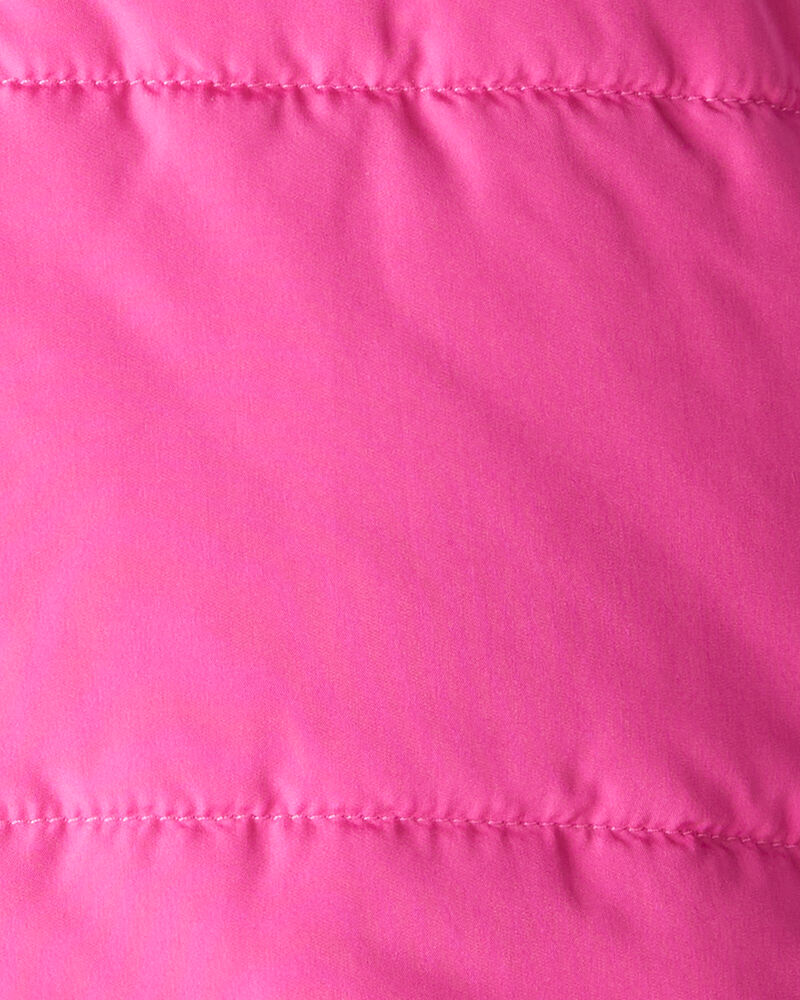 Baby Girl Puffer Vest - Pink, image 2 of 3 slides