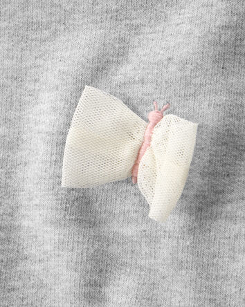 Baby 3-Piece Bows Little Pullover Set - Grey, 