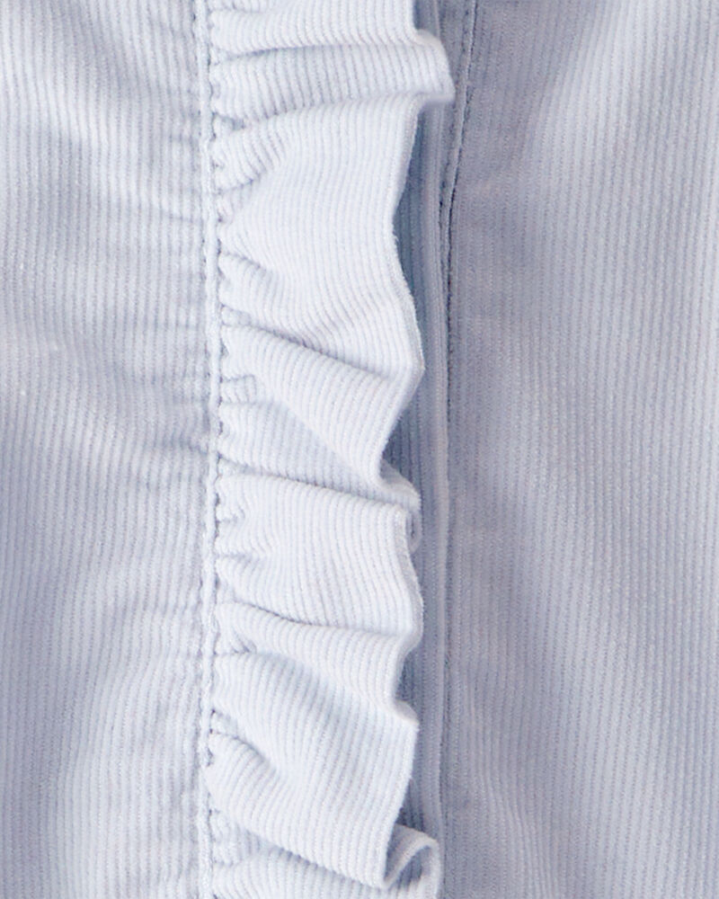 Baby Girl 3-Piece Corduroy Bodysuit, Plaid Skort & Printed Pants Set - Multi, image 2 of 6 slides