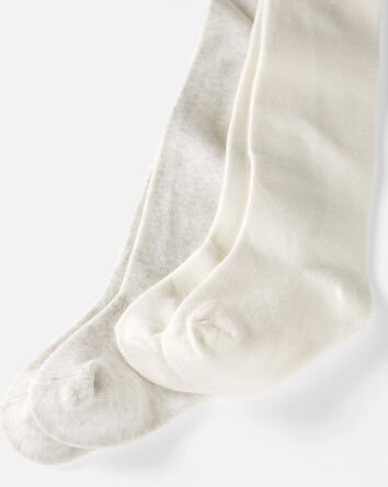 Toddler 2-Pack Tights Made with Organic Cotton, 