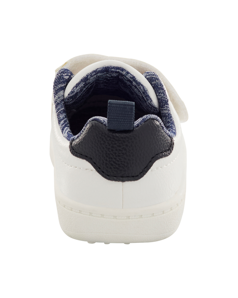 Boys  Every Step&reg; First Walker Casual Sneakers - White, image 3 of 6 slides