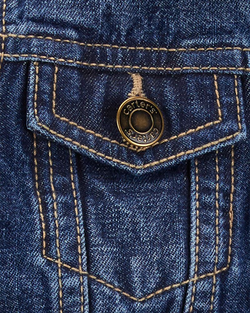 Baby Denim Jacket - Dark Wash, image 2 of 4 slides