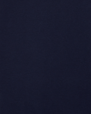 Girls Pique Short-Sleeve Uniform Dress - Navy, 