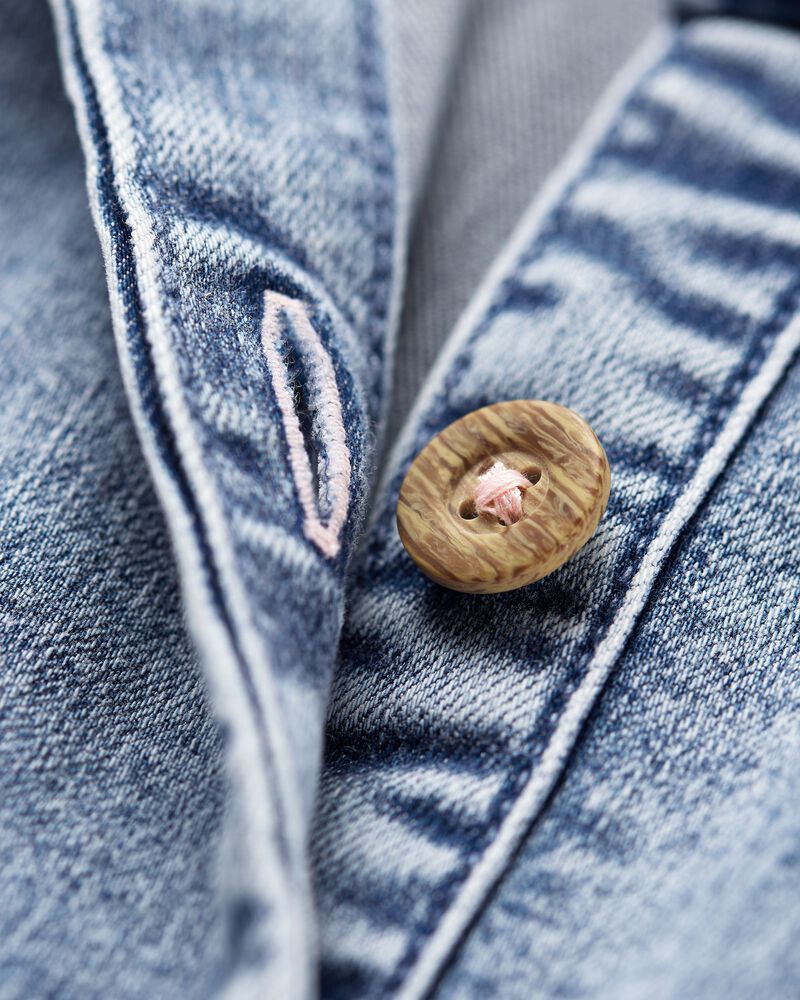 Toddler Girl Avenue Twirl&trade; Dress in Denim - Blue, image 8 of 8 slides