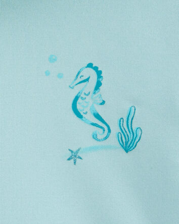 Toddler 2-Piece UPF 50+ Sun Protection Moisture Wicking Active Pullover & Skort Set - Blue
, 