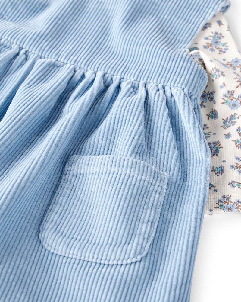 Baby Girl 2-Piece Organic Cotton Jumper Set, image 4 of 7 slides