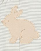 Baby 3-Piece My First Easter Teething Bib & Bodysuit Pant Set, image 6 of 7 slides