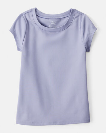 Girls Short-Sleeve Fashion Top - Blue, 