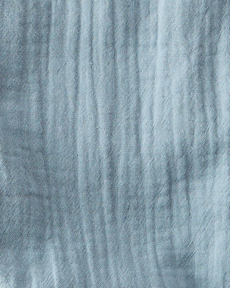 Baby Boy Organic Cotton Gauze Overall, image 4 of 6 slides
