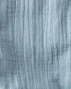 Baby Boy Organic Cotton Gauze Overall, image 4 of 6 slides