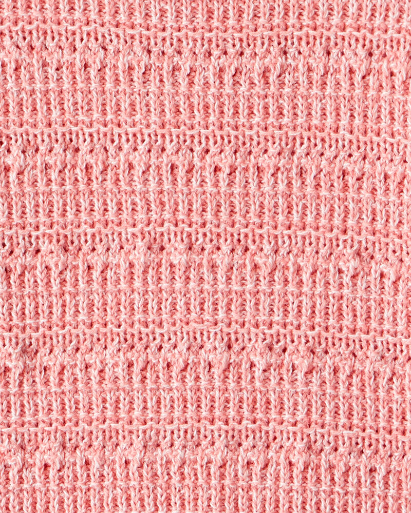Toddler Girl Long-Sleeve Sweater - Pink, image 2 of 3 slides