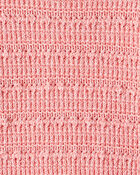 Toddler Girl Long-Sleeve Sweater - Pink, image 2 of 3 slides