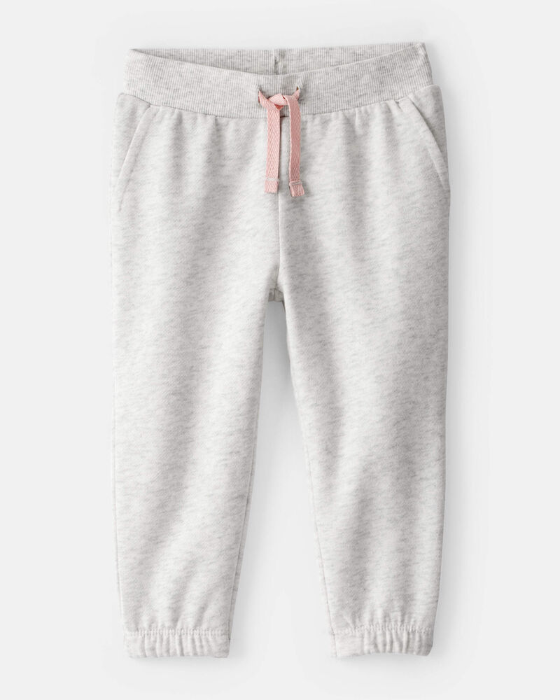 Baby Girl 2-Piece DayDream Fleece Hooded Sweatshirt & Joggers Set - Grey, image 5 of 7 slides