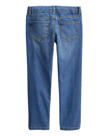 Kid Medium Blue Wash Super Skinny-Leg Jeans, 