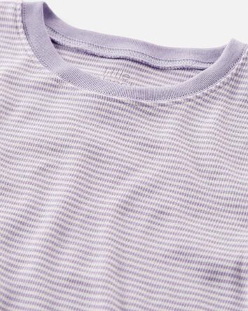 Kid Striped Organic Cotton Pajamas Set, 