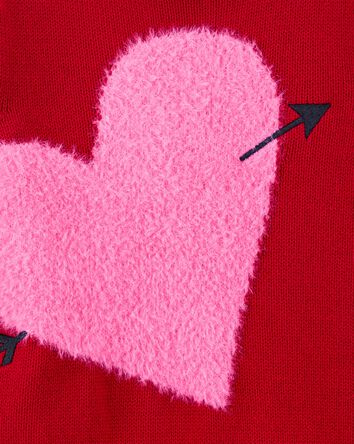 Baby Valentine's Day Heart Sweater - Red
, 