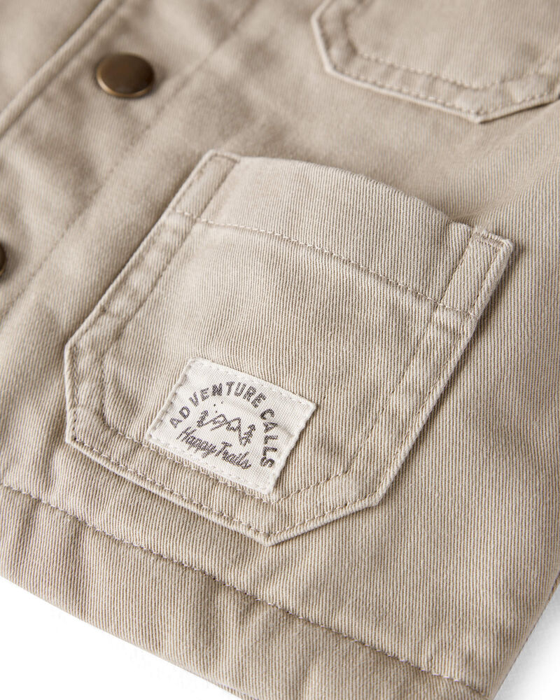 Baby Organic Cotton Western Barn Jacket, image 3 of 5 slides